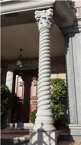 Gris Quintana Grey Granite Column