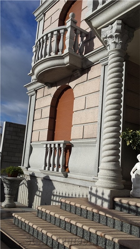 Gris Quintana Grey Granite Column