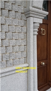 Gris Quintana Grey Granite Column