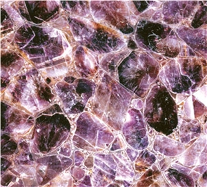 Amethyst Slabs Semiprecious Stone