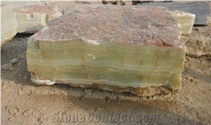 Iran Green Onyx Block