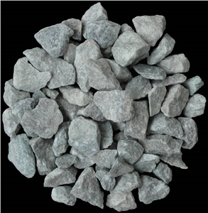 Green Machine-Made Pebble Stone