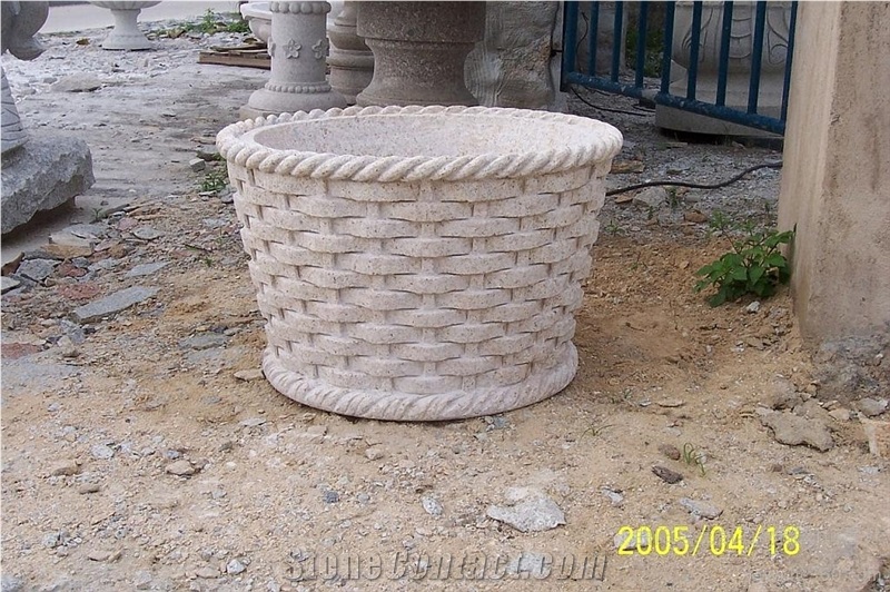 China Granite Flower Pots,Flower Stand,Planter Pots,Outdoor Planters, Exterior Planters