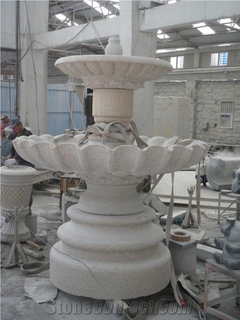 China Granite Stone Garden Fountains, Exterior Fountains, Water Features, Floating Ball Fountains