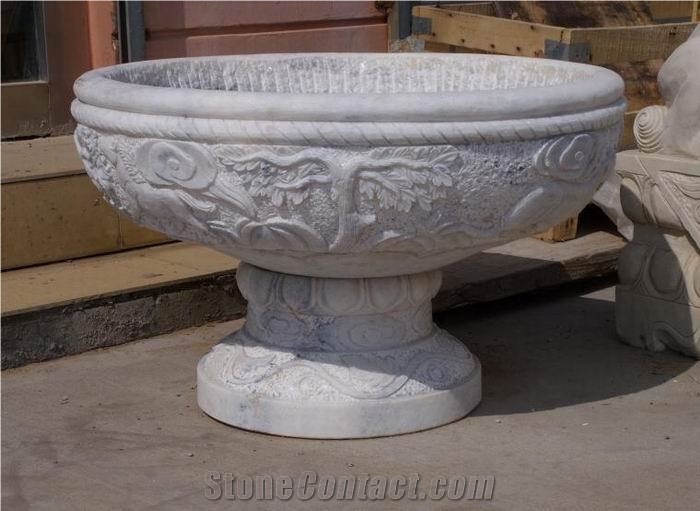 China Pink Granite Flower Pots,Planter Pots,Flower Stand,Outdoor Planters,Planter Boxes,Planter Pots