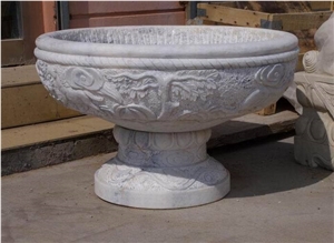 China Pink Granite Flower Pots,Planter Pots,Flower Stand,Outdoor Planters,Planter Boxes,Planter Pots