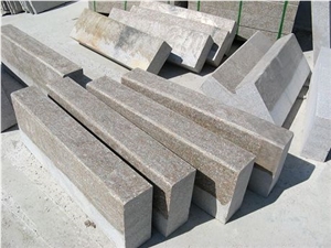 China Pink Granite for Kerbstone,Curbstone,Road Stone,Side Stone,Kerbs