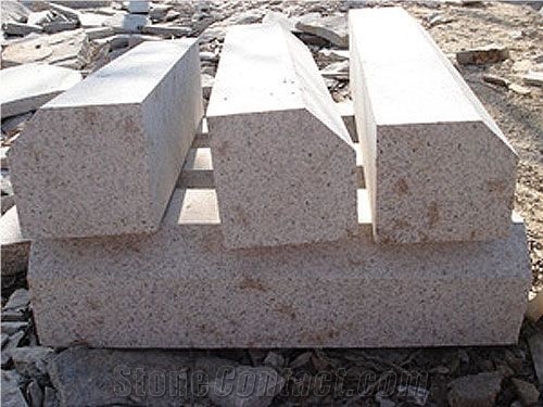 China Pink Granite for Kerbstone,Curbstone,Road Stone,Side Stone,Kerbs