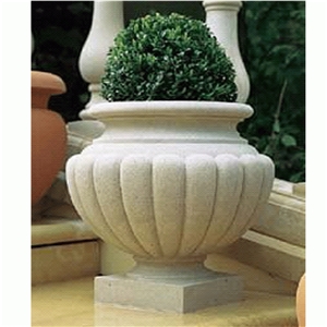 China White Granite for Flower Pots,Planter Pots,Outdoor Planters, Flower Stand
