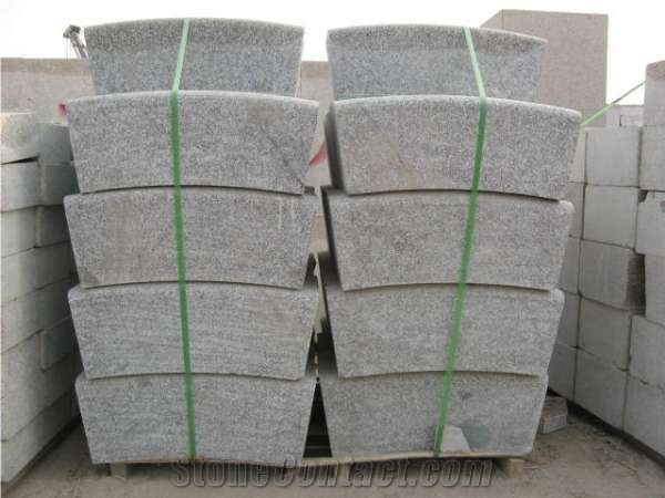 China White Granite for Kerbstones,Curbstone,Side Stone,Road Stone