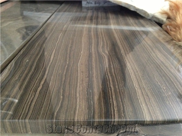 Dark Brown Eramosa Limestone Slabs & Tiles, Canada Brown Limestone