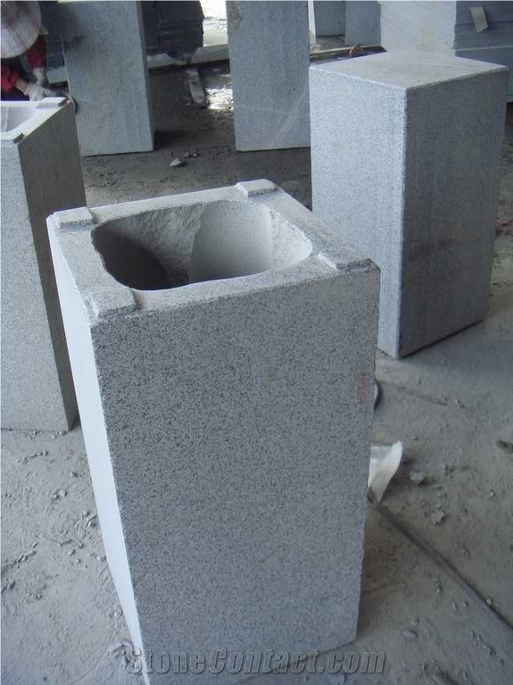 G654 Granite Flower Pots