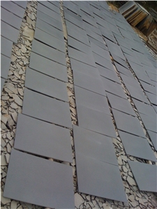 Grey Basalt Honed Finish Slabs & Tiles, China Grey Basalt Tiles