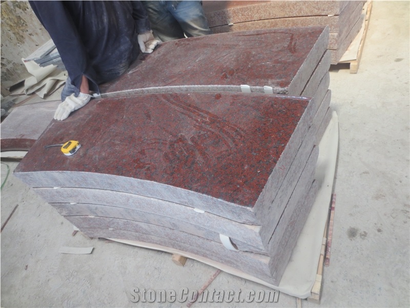 Imperial Red Granite Kerbstone