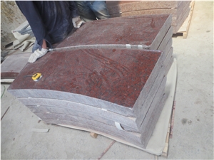 Imperial Red Granite Kerbstone