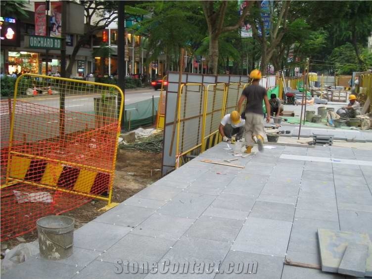 Padang Dark G654 Granite Paving Stone