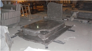Poland Style Tombstone Good Price, G664 Pink Granite Monument & Tombstone