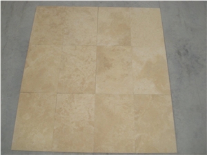Travertine Light Filled Honed Tiles, Turkey Beige Travertine Slabs & Tiles