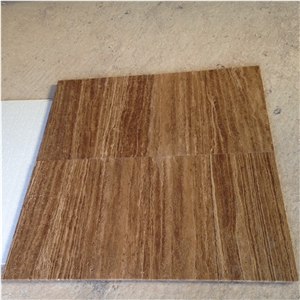 Travertine Noce Slabs & Tiles, Dark Brown Travertine Slabs & Tiles