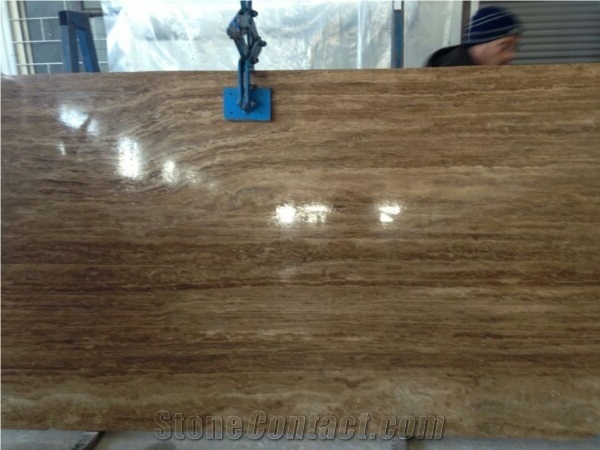 Travertine Noce Slabs & Tiles, Dark Brown Travertine Slabs & Tiles