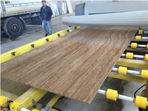 Travertine Noce Slabs & Tiles, Dark Brown Travertine Slabs & Tiles
