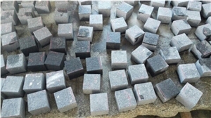 Dark Grey Granite Cube Stone Bricks