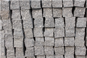 G375 Light Grey Granite Cobble Stone