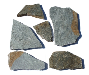Karystos Stone Green Slate, Green Slate Flagstone, Flagstone Road Paving Greece