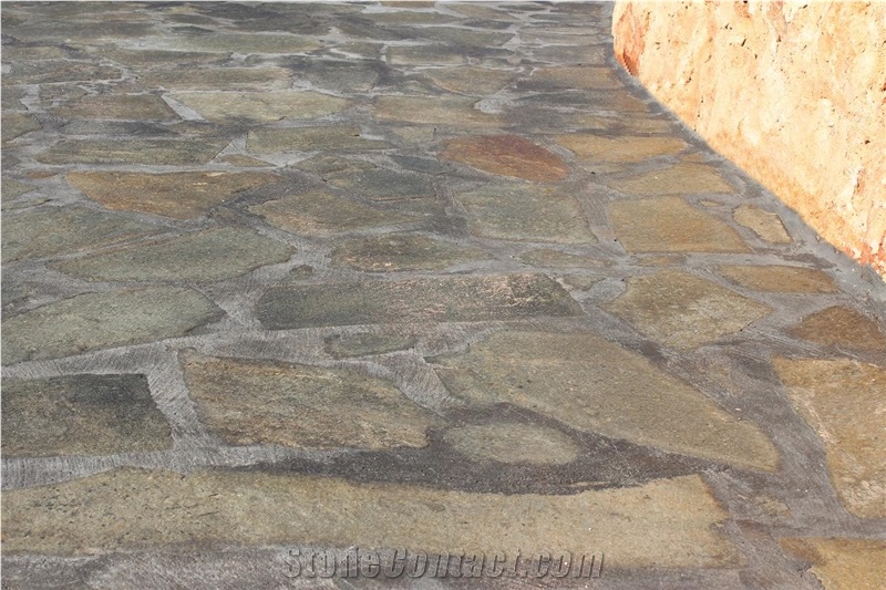 Kavalas Slate Flagstone, Grey Slate Flagstone