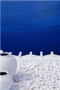Thasos Snow White Pebble 8-13cm, Thasos Marble Pebbles