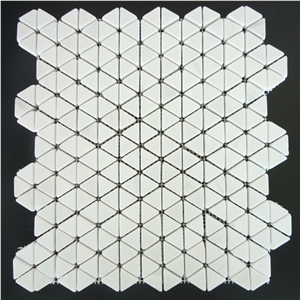 Bianco Dolomiti Marble Mosaics, White Marble Mosaic for Walling/Flooring