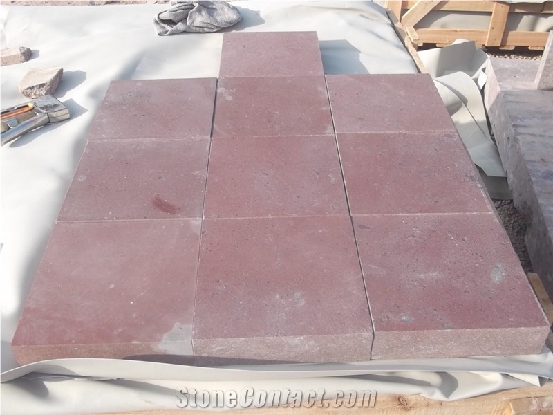Putian Red Porphyry,Red Paving Stone,Natural Stone Paver,Exterior Floor Tiles