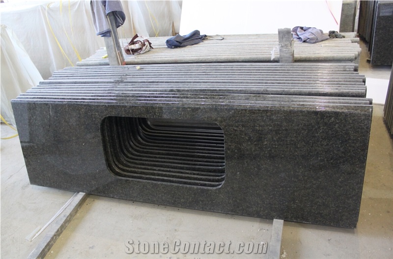 Verde Ubatuba Countertop,Vanity Top,Granite Countertop