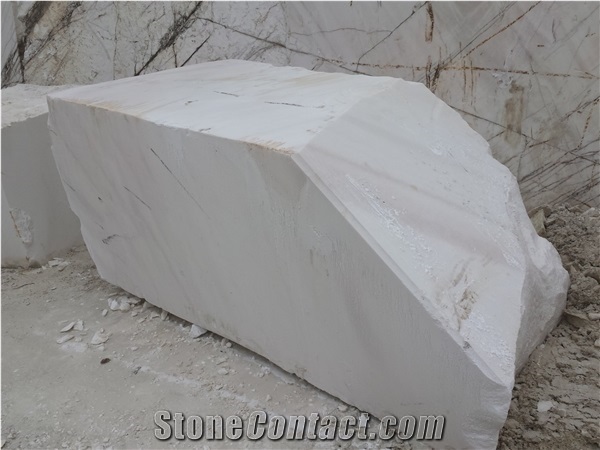 Mura White Marble Blocks, Bulgaria White Marble