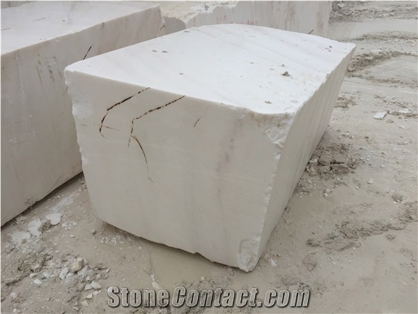 Mura White Marble Blocks, Bulgaria White Marble