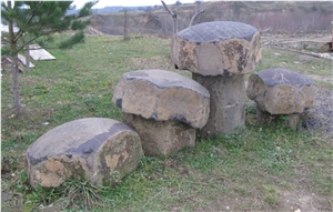 Basalt Blocks, Ukraine Black Basalt