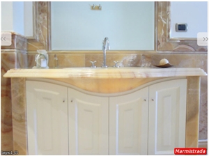 Montalcino Imperiale Onyx Bathroom Design