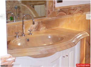 Montalcino Imperiale Onyx Bathroom Design