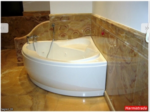 Montalcino Imperiale Onyx Bathroom Design