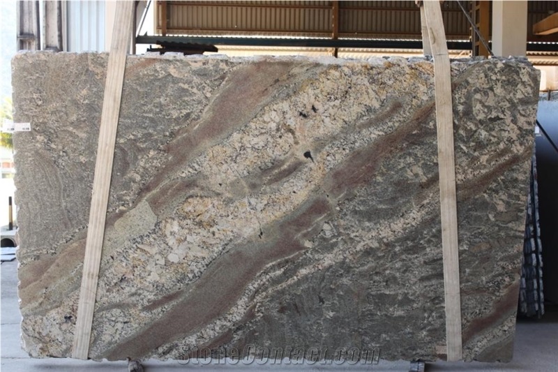 Bordeaux River Granite Polished Slabs