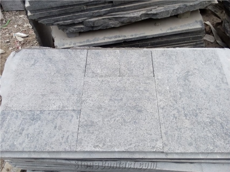 Wellest Blue Stone Tile,Flamed Finished Tile,China Grey Bluestone Tile,Floor Tile,Floor Coverings,Flooring Tile