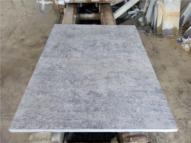Wellest Blue Stone Tile,Flamed Finsh,China bluestone Tile,China Bluestone Floor Tile,Floor Coverings,Flooring Tile,Straight Cut Edge