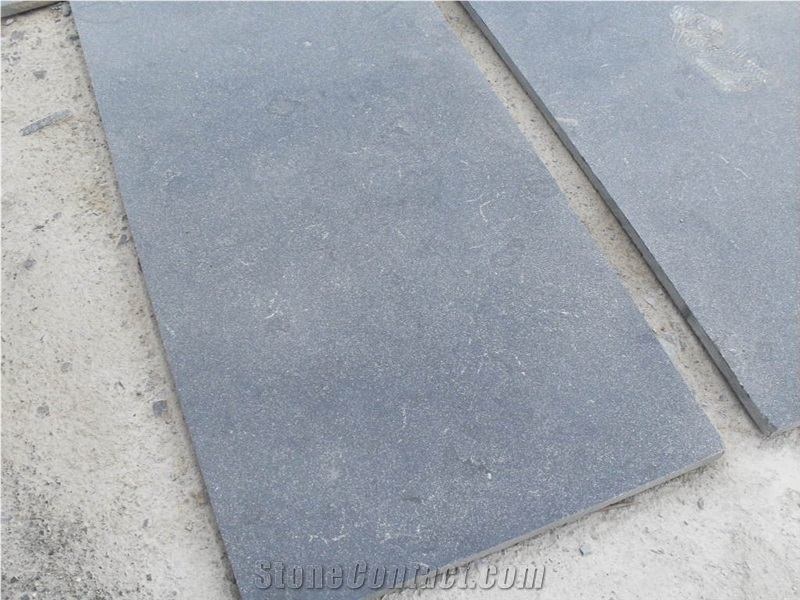 Wellest L828 Blue Stone Flamed Finish Floor Tile,China Grey Limestone,Floor Coverings,Flooring Tile,Sandblast,honed and more finish is available