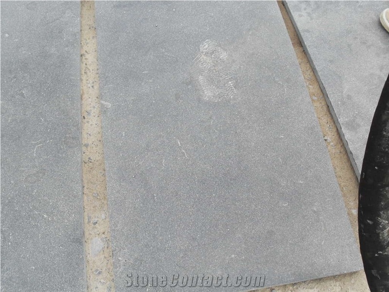 Wellest L828 Blue Stone Flamed Finish Floor Tile,China Grey Limestone,Floor Coverings,Flooring Tile,Sandblast,honed and more finish is available