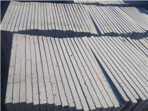 Wellest Limestone Tile,Honed Finsh Hammered Edge Tile,China Grey Limestone Tile,Floor Tile,Floor Coverings,Flooring Tile