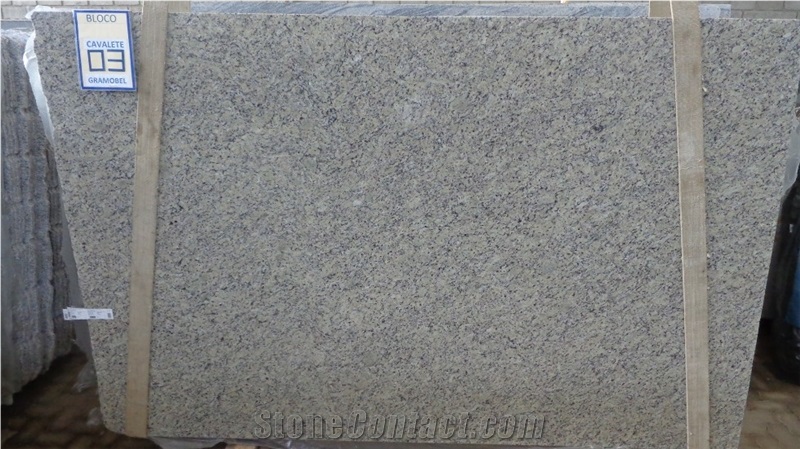 Santa Cecilia Light Granite Slabs, Brazil Yellow Granite