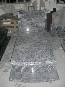 Cheap China Juparana Grey Granite Monument & Tombstone