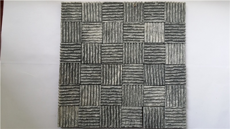 3d Black Granite Mosaic,Granite Mosaic