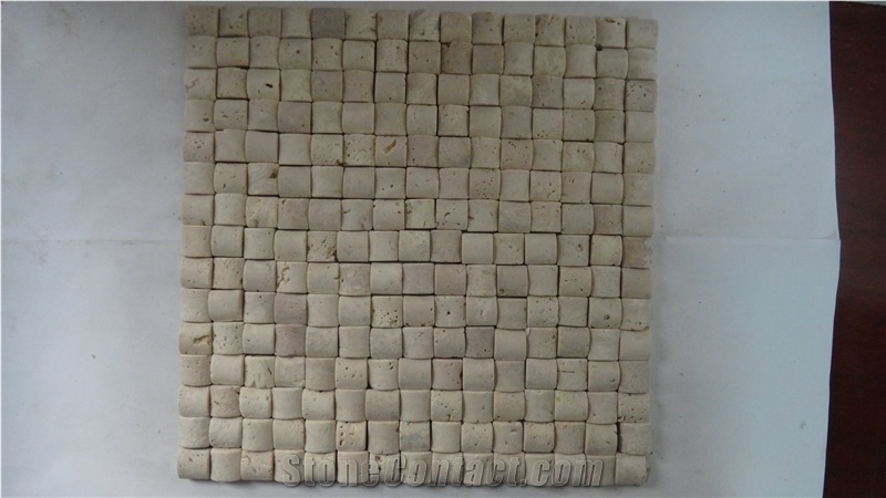 3d Travertine Mosaic,Travertine Mosaic,Mosaic