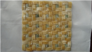 3d Yellow Onyx Mosaic,Yellow Onyx Mosaic,Onyx Mosaic